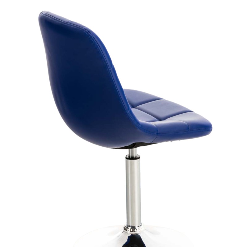 2 kpl Emil pyörivät tuolit keinonahkaa krominvärisellä jalalla