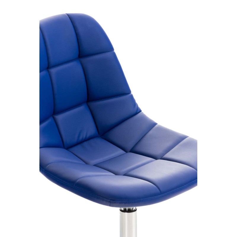 2 kpl Emil pyörivät tuolit keinonahkaa krominvärisellä jalalla