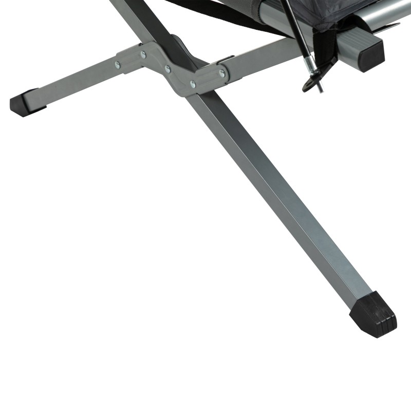 Leiriytymispaketti 3-in-1 maastovuode kupoliteltta ja ilmapatja 200 x 86 x 147 cm harmaa