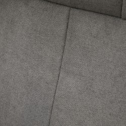 Lepotuoli jalkarahilla, säädettävä selkänoja, samettimainen kangas, 69x71x104 cm, tummanharmaa/musta