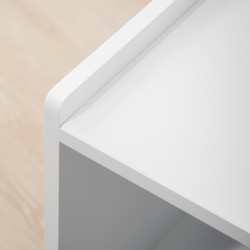 Kissan wc-kaappi ja lepopaikka 2-in-1, MDF, 90 x 48 x 43,5 cm, valkoinen