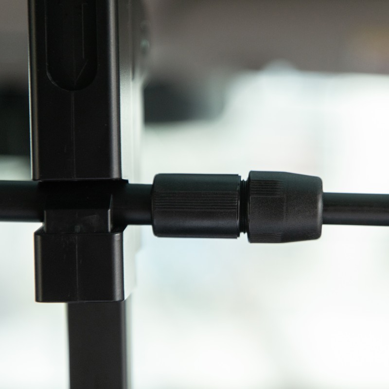 Koiraverkko auton tavaratilaan, terästä, säädettävä 89–150 x 76–124 cm, musta