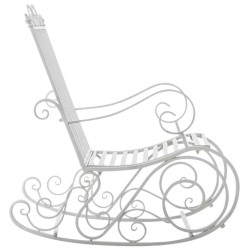 Antiikkityyliset rautaiset keinutuolit sisä- ja ulkokäyttöön