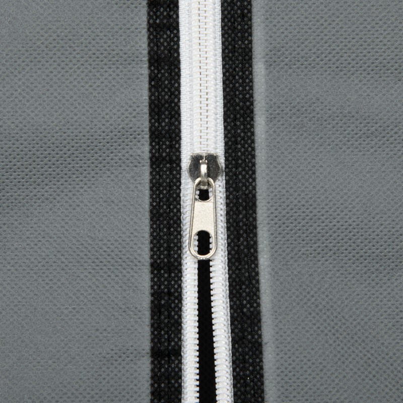 Taitettava kangaskaappi 1 vaatetanko 6 hyllyä 102 x 42,5 x 162,5 cm tummanharmaa