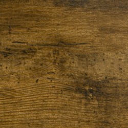 Keittiövaunu teräs ja puukuvio 40 x 30 x 62 cm, 1 hylly, teräskori, pyörillä, musta/ruskea