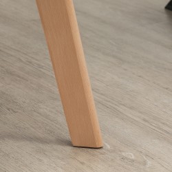 Ruokapöydäntuolit 2 kpl, samettijäljitelmä, kumipuujalat, 54x57x80 cm, musta