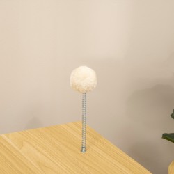 Kissatalo tv-muotoilu sisäkissoille, lastulevy, pestävä tyyny, 50 x 28 x 43 cm, tammi/beige/valkoinen