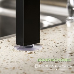 Tiskialtaan päälle tuleva kuivausteline, säädettävä 51–93 cm, teräs, 93 x 30 x 52 cm, musta