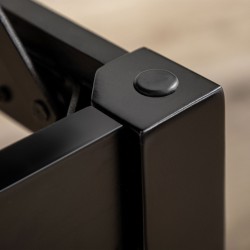 Pianotuoli säädettävä, säilytystilalla, keinonahka, puurunko, musta