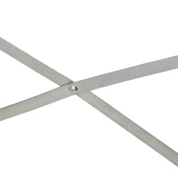 Viljelylaatikko / kukkalaatikko galvanoitu teräs 180 x 90 x 59 cm vaaleanharmaa