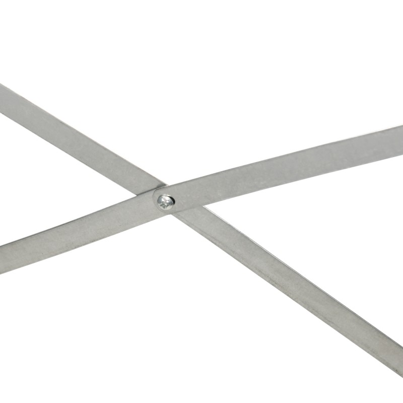 Viljelylaatikko / kukkalaatikko galvanoitu teräs 180 x 90 x 59 cm vaaleanharmaa