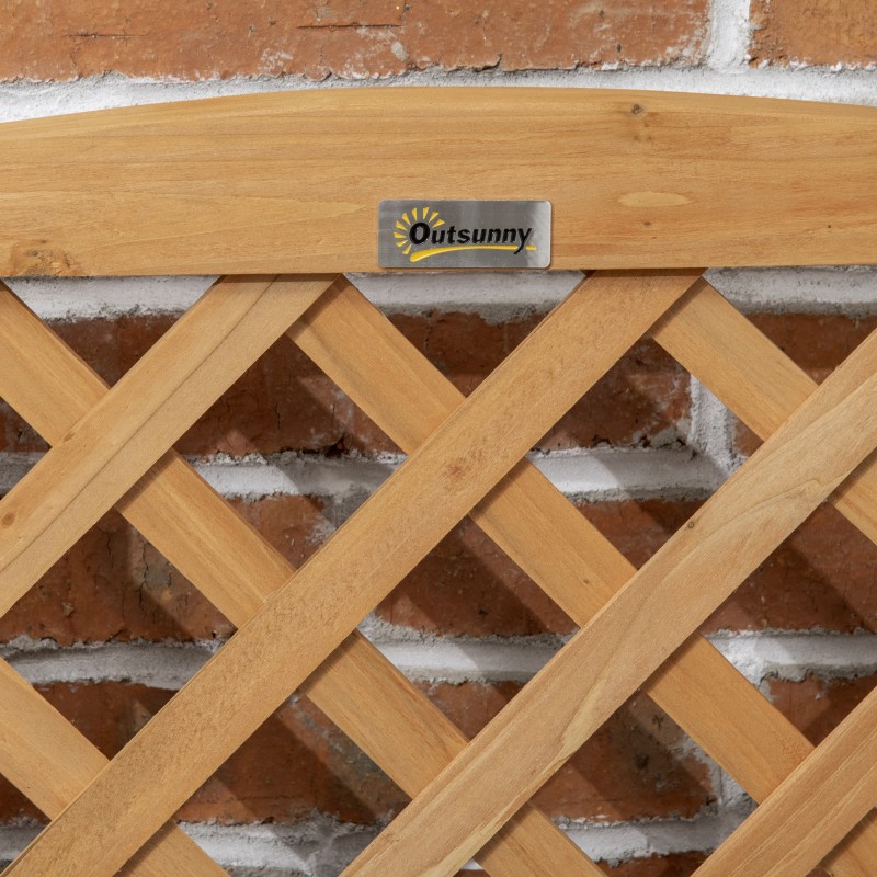 Jalallinen viljelylaatikko köynnöstuella, käsitelty täyspuu, 45 x 45 x 80 cm, ruskea