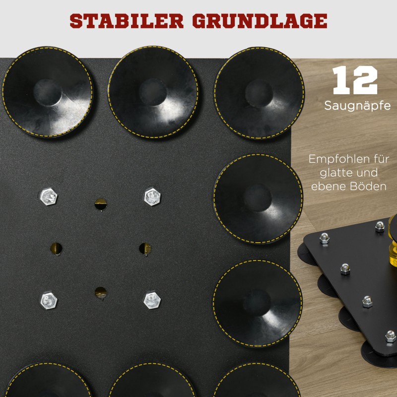 Seisova nyrkkeilyteline kahdella nopeuspallolla ja potkutyynyllä, teräs, säädettävä korkeus 140–205 cm