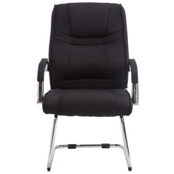 Ylellinen keinutuolipari kankaalla, ergonominen ja tukeva metallirunko