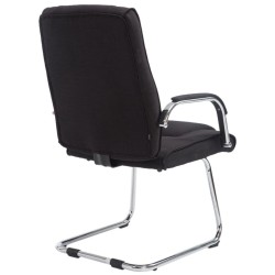 Ylellinen keinutuolipari kankaalla, ergonominen ja tukeva metallirunko