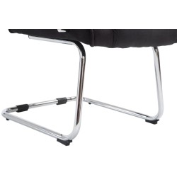 Ylellinen keinutuolipari kankaalla, ergonominen ja tukeva metallirunko