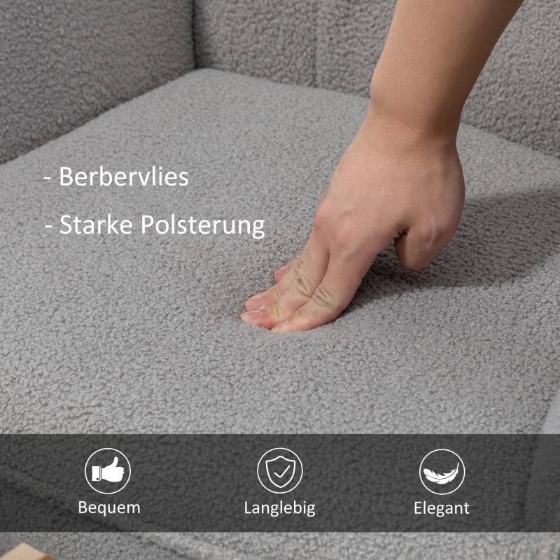 Keinutuoli retrotyylinen nojatuoli massiivipuu teräsrunko 71x92x101 cm vaalea harmaa