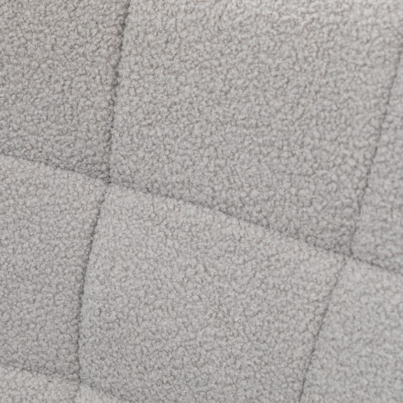 Keinutuoli retrotyylinen nojatuoli massiivipuu teräsrunko 71x92x101 cm vaalea harmaa