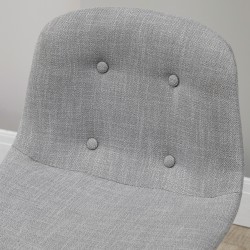 Baaripöytä ja 4 baarituolia, teollinen tyyli, teräsrunko, 120 x 60 x 91 cm, vaaleanharmaa