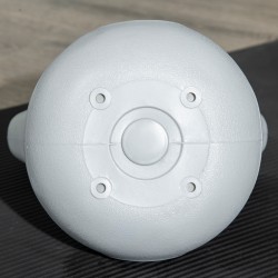 Kahvakuula 12 kg muovipinnoite litteä pohja leveä kahva sininen