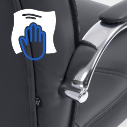 2 kpl XXL-keinutuolia keinonahkapäällysteellä, korkea kantavuus 180 kg