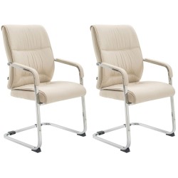 Ylelliset ja ergonomiset vierailutuolit kestävä metallirunko