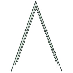 Köynnöstuki ja kasvisuoja terästä 180 x 100 x 180 cm vihreä