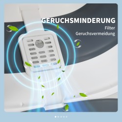 Kissanvessa suljettu taittuva muovi 52 x 41 x 38 cm valkoinen/harmaa lapio ja ilmanraikastin