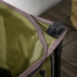 Taitettava vetokärry, teräsrunko, 200 l, kantavuus 120 kg, vihreä