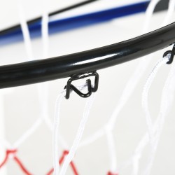 Koripallokori seinäkiinnityksellä, ruostumaton teräs, sisä- ja ulkokäyttöön, 113 x 61 x 73 cm