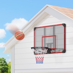 Koripallokori seinäkiinnityksellä aikuisille, teräsrengas ja PC-taustalevy, sisä- ja ulkokäyttöön, 113 x 61 x 73 cm