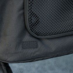 Koiranrattaat pienille ja keskikokoisille koirille, teräsrunko, 102 x 62 x 105 cm, musta