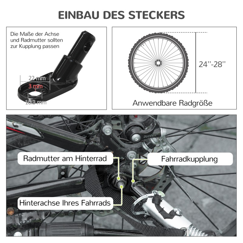 Koirankuljetuskärry 2-in-1 polkupyörän perävaunu ja työntökärry, teräsrunko, 170 x 77 x 90 cm, vihreä