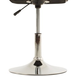 Tyylikäs säädettävä ruokailutuolipari keinonahalla ja korkealla selkänojalla