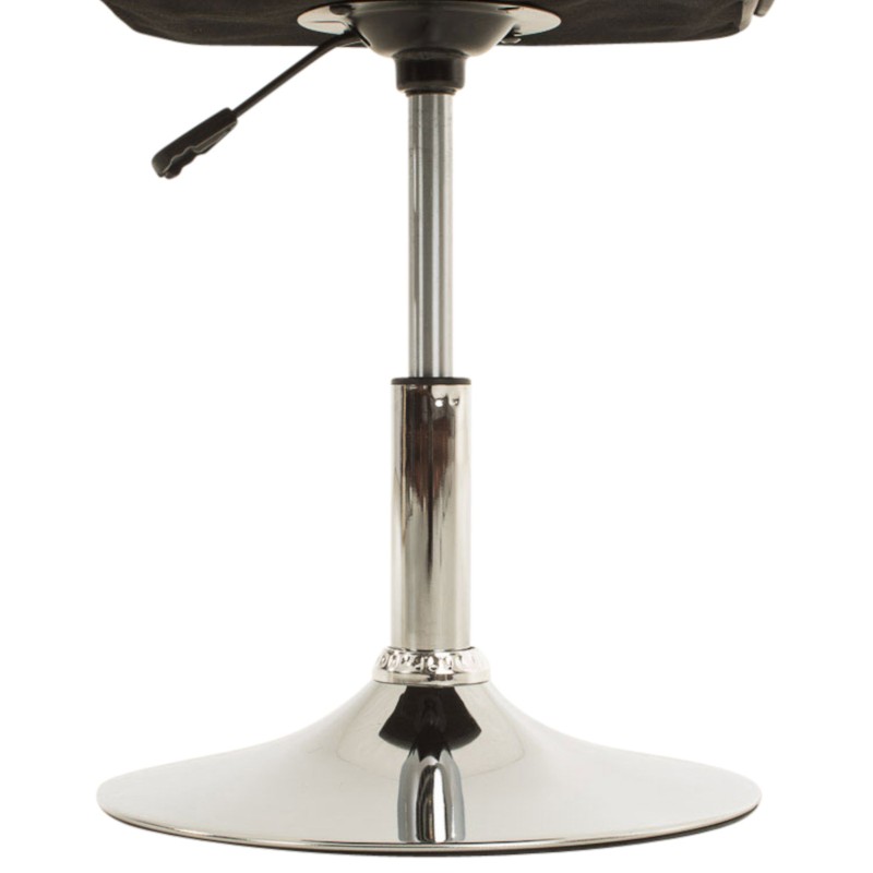 Tyylikäs säädettävä ruokailutuolipari keinonahalla ja korkealla selkänojalla