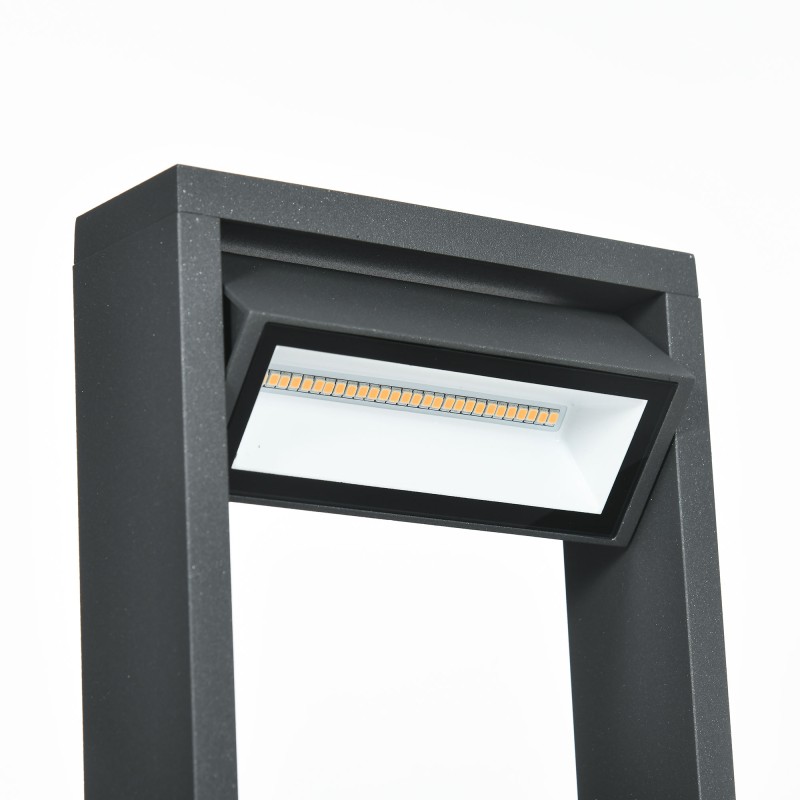 Pihavalaisin LED ulkovalo IP65 alumiini 16 x 5 x 90 cm tummanharmaa