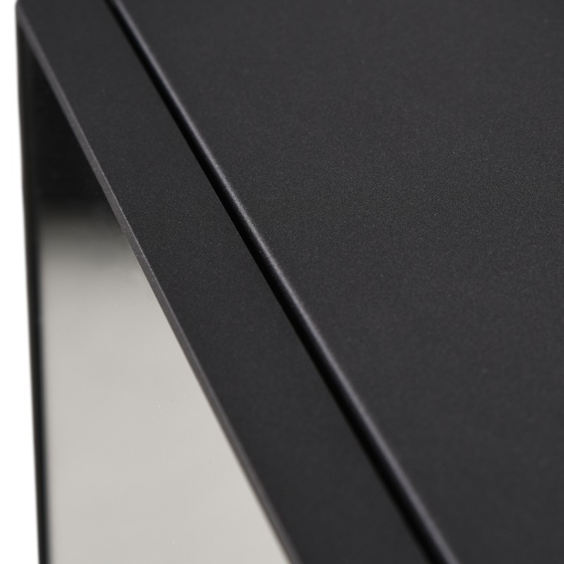 Peilikaappi kylpyhuoneeseen, seinämalli, ruostumaton teräs, 46 x 13,5 x 58 cm, musta