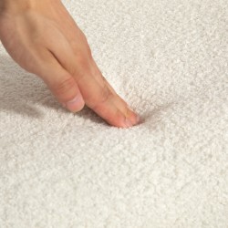 Nojakeinu samettipintaisella kankaalla, ergonominen selkänoja, 65 x 90 x 98 cm, 120 kg, cremevalkoinen