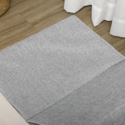 Kissan talo raapimispinnalla ja lelupallolla, MDF/sisal, 65 x 41 x 45,5 cm, harmaa/kermanvalkoinen