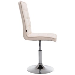 Tyylikäs säädettävä ruokailutuolipari peking v2 keinonahkaverhoilulla