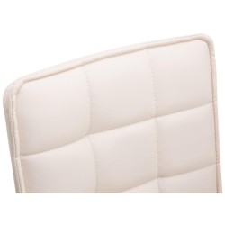 Tyylikäs säädettävä ruokailutuolipari peking v2 keinonahkaverhoilulla