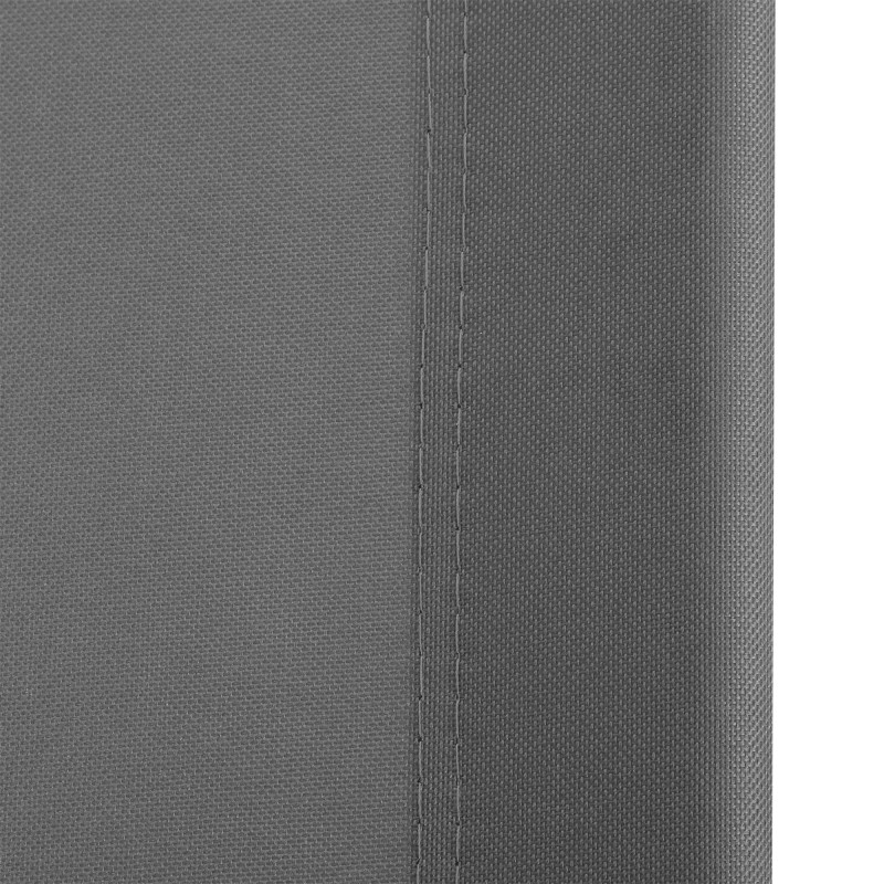 Taitettava aurinkotuoli puutarhaan 2 kpl, teräs ja oxford-kangas, säädettävä selkänoja, tummanharmaa/musta