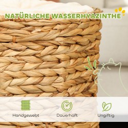 Kissan raapimisputki kahdella pesällä ja kattopedillä, vesihyasinttia, Ø40 x 50 cm, vaaleanruskea