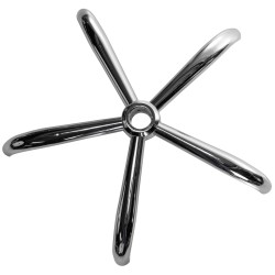 Pyöreä jalkaristikko toimistotuolille 64 cm metallinen tukeva