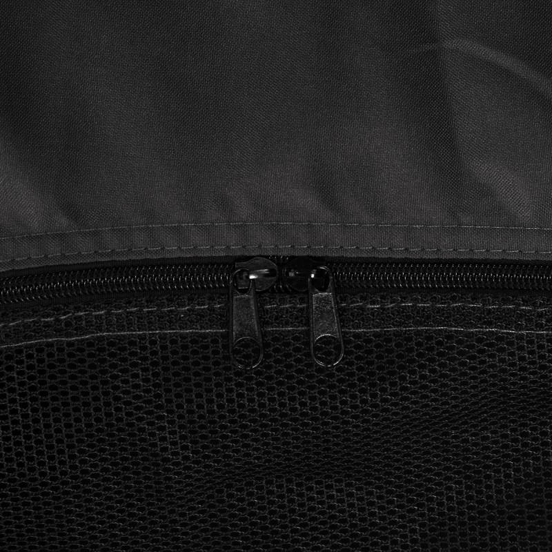 Lemmikkiteltta suurille koirille, kokoontaitettava, oxford-kangas, 120 x 120 x 106 cm, tummanharmaa