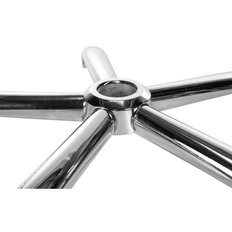 Pyöreä jalkaristikko toimistotuolille 64 cm metallinen tukeva