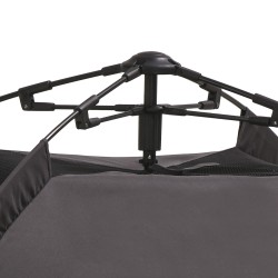 Koiran ulkoteltta suurille koirille, pop-up lemmikkiteltta 110 x 110 x 85 cm, vihreä/tummanharmaa