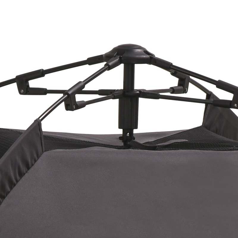 Koiran ulkoteltta suurille koirille, pop-up lemmikkiteltta 110 x 110 x 85 cm, vihreä/tummanharmaa