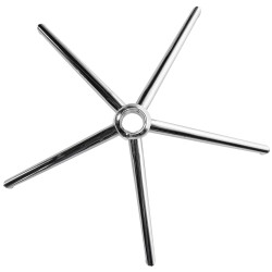 Nelikulmainen metallinen jalkaristikko toimistotuolille 60 cm leveä