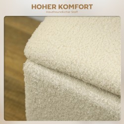 Säilytystilallinen kenkäpenkki / istuinpenkki, kasmir-tyylinen verhoilu, 95x38x45 cm, beige/musta